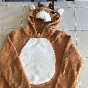 Nobo reindeer hoodie sweater